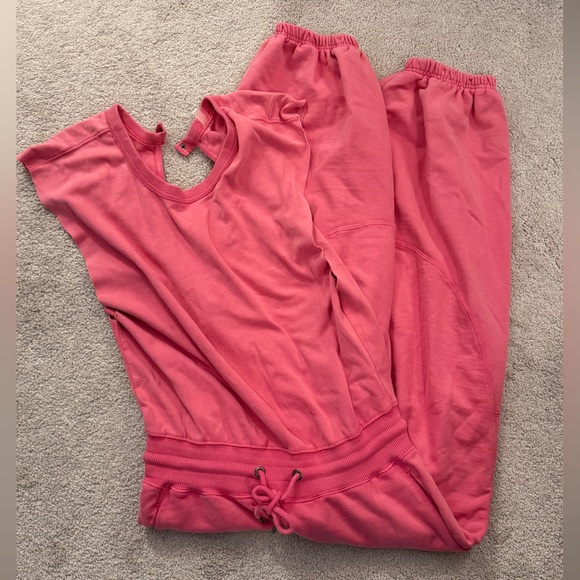 Free People Throw and Go Raspberry Pink Onesie Jumpsuit - Picture 6 of 6